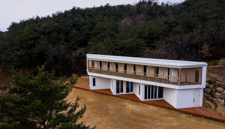 김범관 Beomkwan Kim _ 비정형 삼각형 발코니 목조