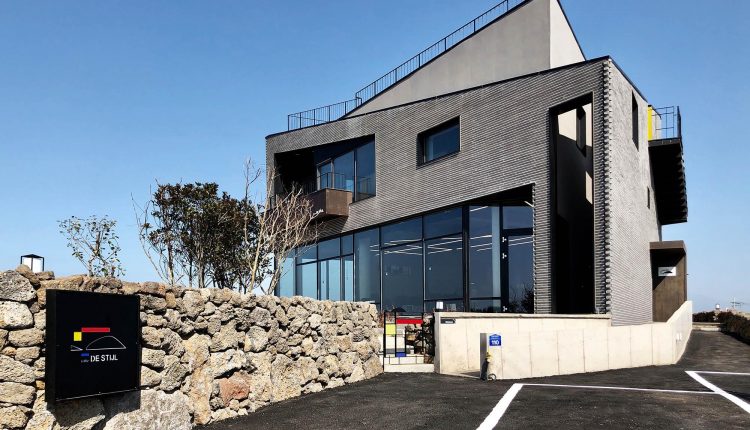 데스틸 상가주택 Whale Island Café House 디자인랩소