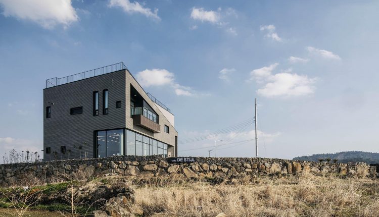 데스틸 상가주택 Whale Island Café House 디자인랩소
