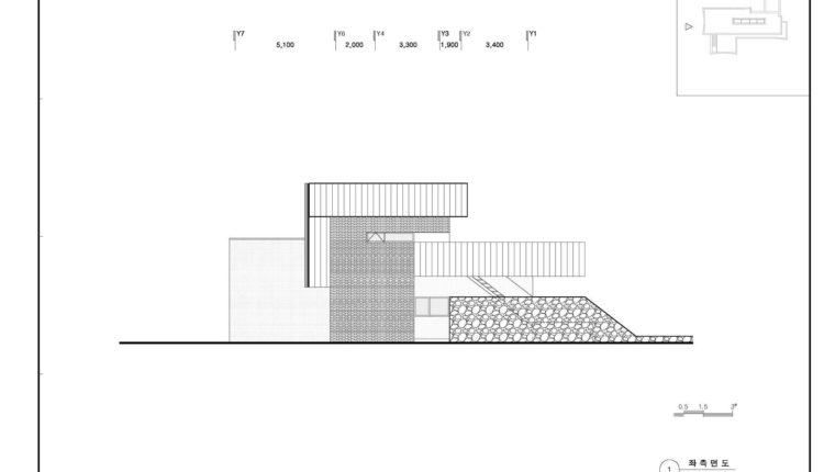좌측면도 ⓒODE architects