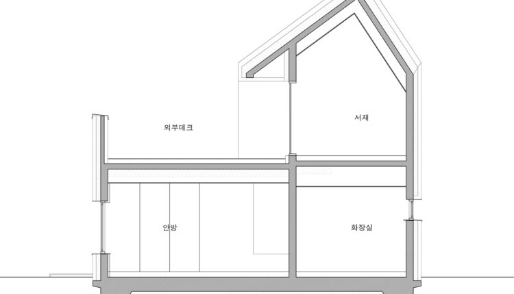 공장건축 gongjang architecture 흑정 Black Courtyard House