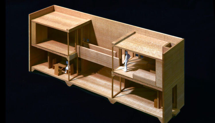 sI_02 Model of Row House, Sumiyoshi – Azuma House _ Tadao Ando Architect & Associates
