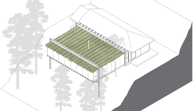 Rama Estudio_Casa Mirador Diagram 6_Roof insulation and Vegetation